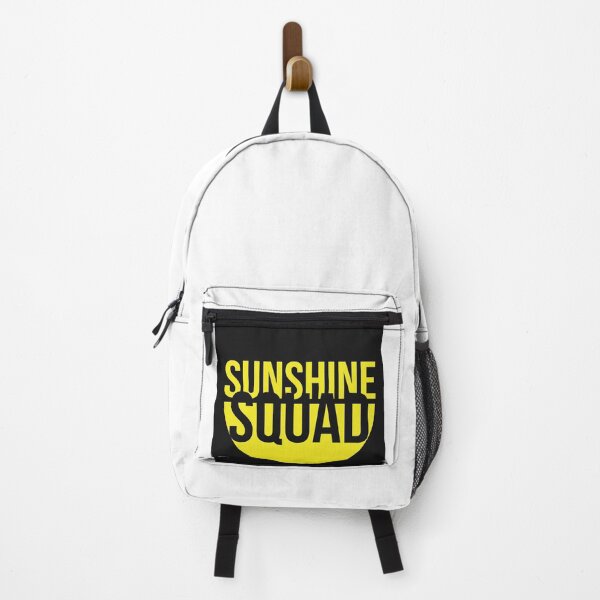 Item preview, Sunshine Squad black yellow stickers magnet designed and sold by Shirt-u.