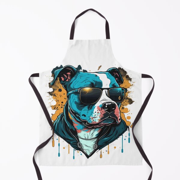 Item preview, Cool Staffy Wearing Sunglasses and Hoodie designed and sold by TheRebelThreads.