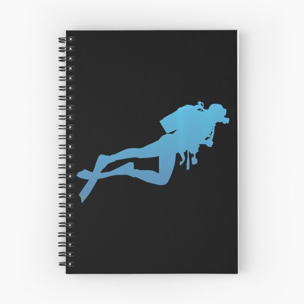 Item preview, scuba diver ocean blue background silhouette designed and sold by ramazis.