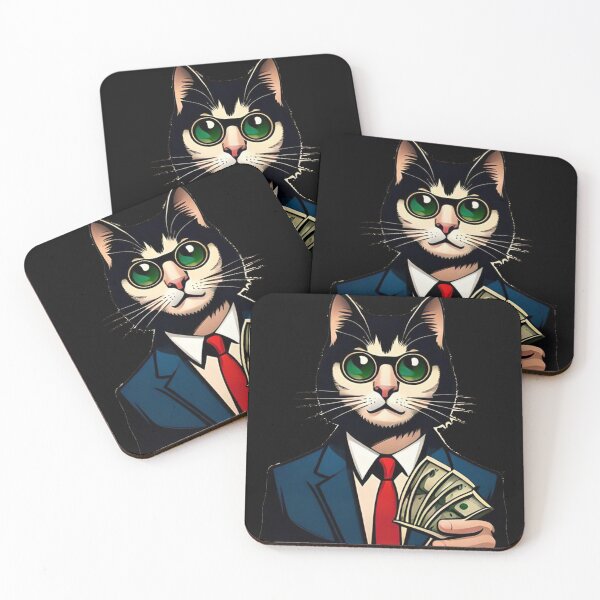 Item preview, Cat with Money designed and sold by tshirtsandme.