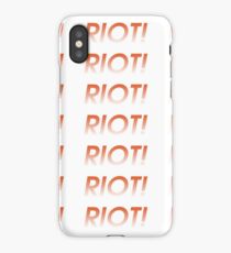 Riot (Paramore) iPhone Case