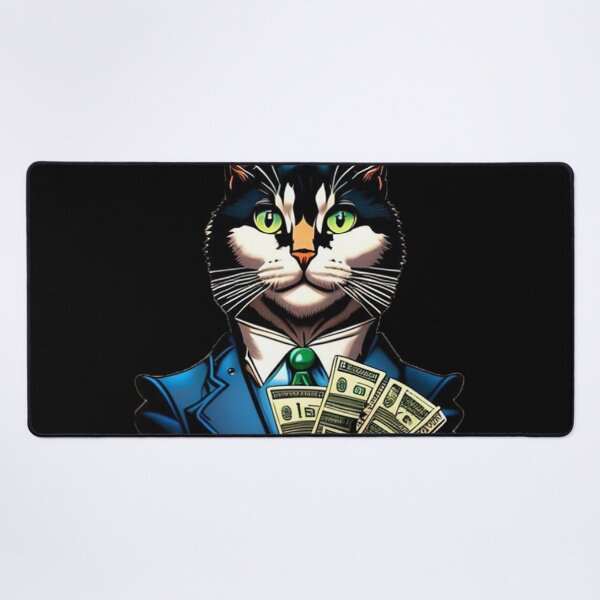 Item preview, Cat with Money designed and sold by tshirtsandme.