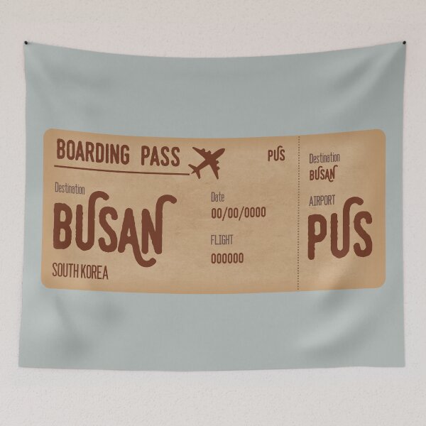 Item preview, Vintage Busan boarding pass (South Korea) designed and sold by Kimchi-style-.