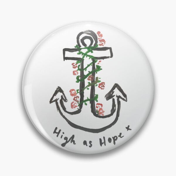 Item preview, Florence Welch High As Hope Anchor Art Doodle designed and sold by incloudines.