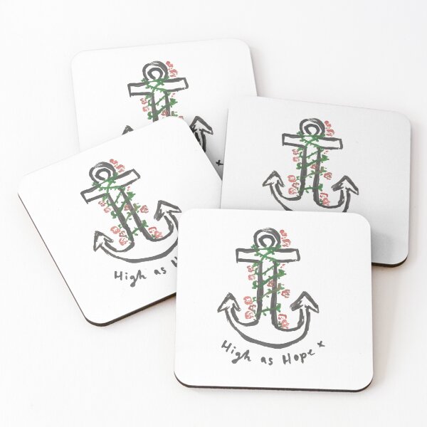 Item preview, Florence Welch High As Hope Anchor Art Doodle designed and sold by incloudines.