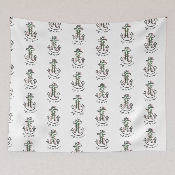 Item preview, Florence Welch High As Hope Anchor Art Doodle designed and sold by incloudines.