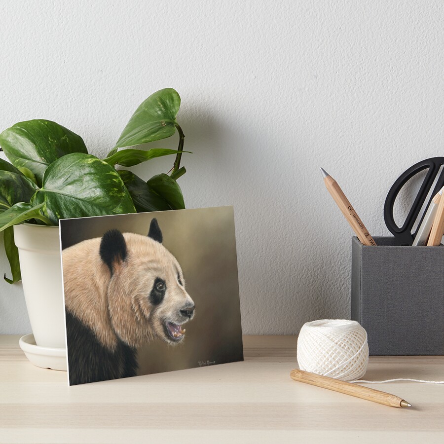 Giant Panda Art Board Print