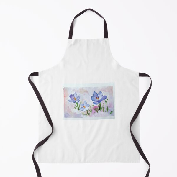 Item preview, Crocus blooming in snow designed and sold by LilouDraws.