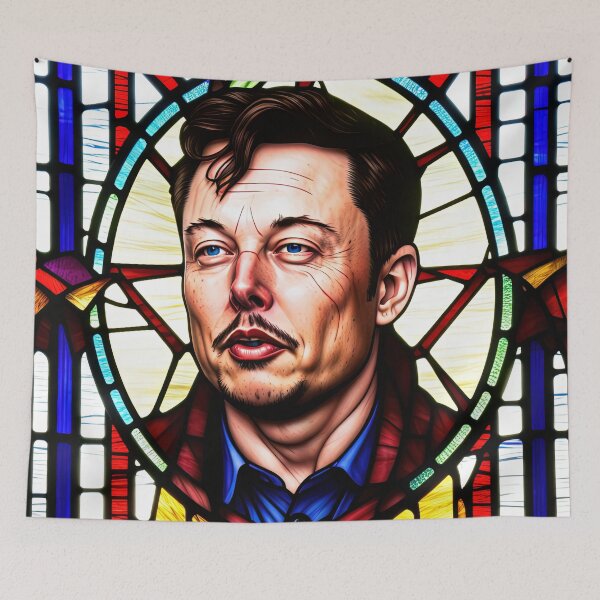 Item preview, Elon Musk - The Starlight Visionary designed and sold by Glassmaster.