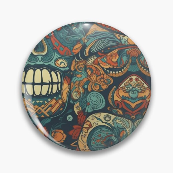 Item preview, Festive Mexican Skull Madness designed and sold by PlantyOfTShirts.
