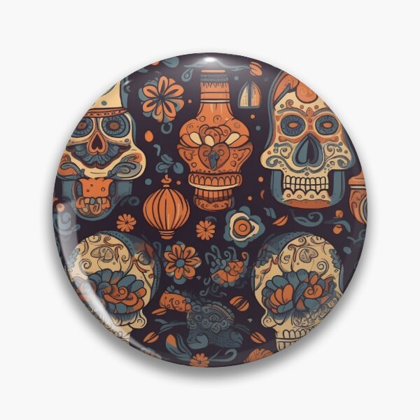 Item preview, Festive Mexican Skull & Tequila Madness designed and sold by PlantyOfTShirts.