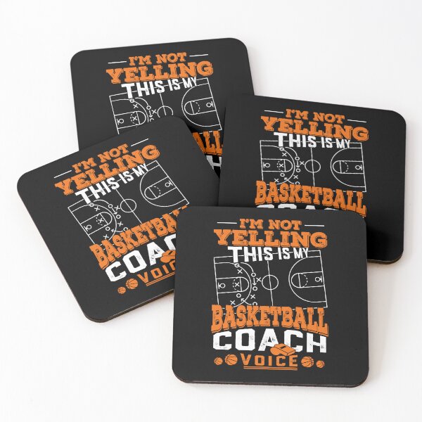 Item preview, I'm Not Yelling This Is My Basketball Coach Voice - Funny Basketball Coach designed and sold by JUSTBEELEGANT.