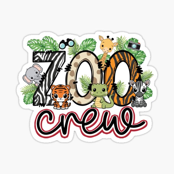 Zoo Crew Stickers for Sale | Redbubble