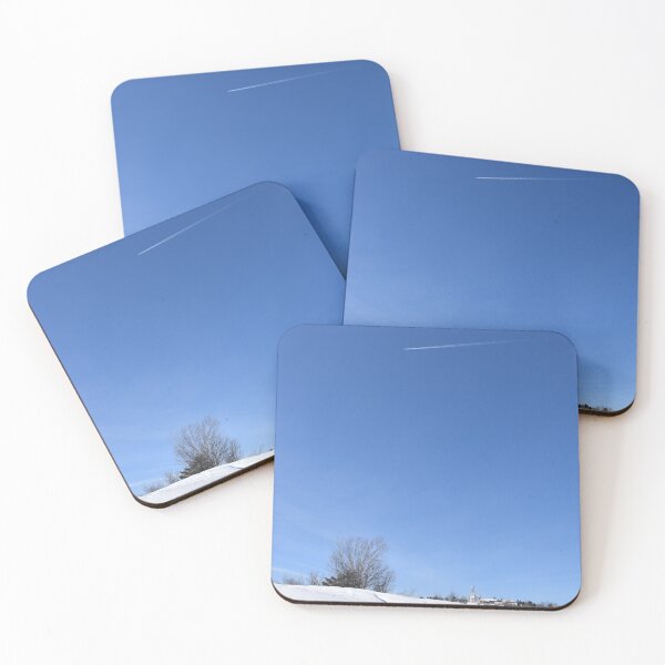 Item preview, A trail of snowshoes in a field designed and sold by Claude Laprise.