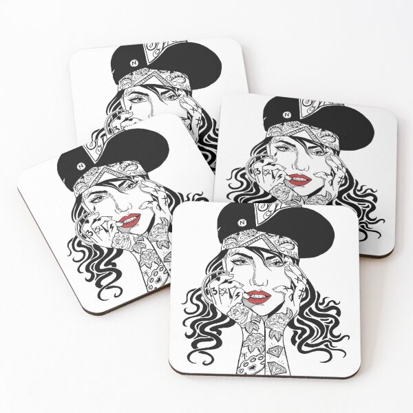 Item preview, tattooed California girl designed and sold by Kingrocker.