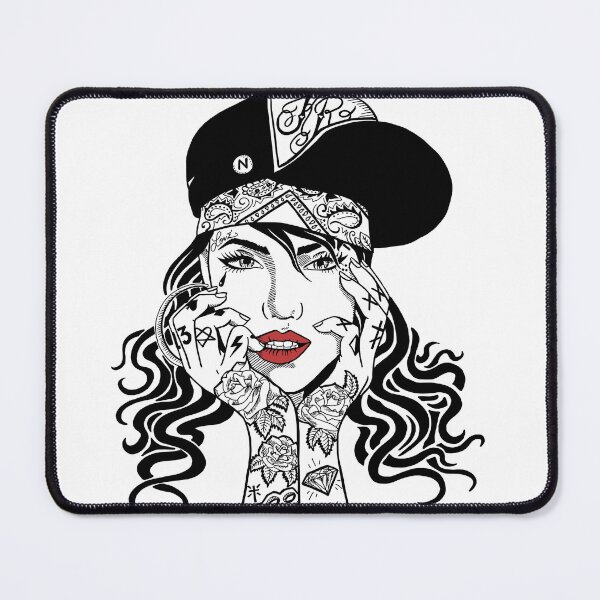 Item preview, tattooed California girl designed and sold by Kingrocker.