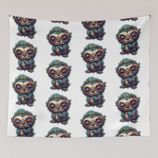Artikelvorschau, Cute Sloth, dein neuer finsterer kawaii Faultierfreund! entworfen und verkauft von CragGrimVisions.