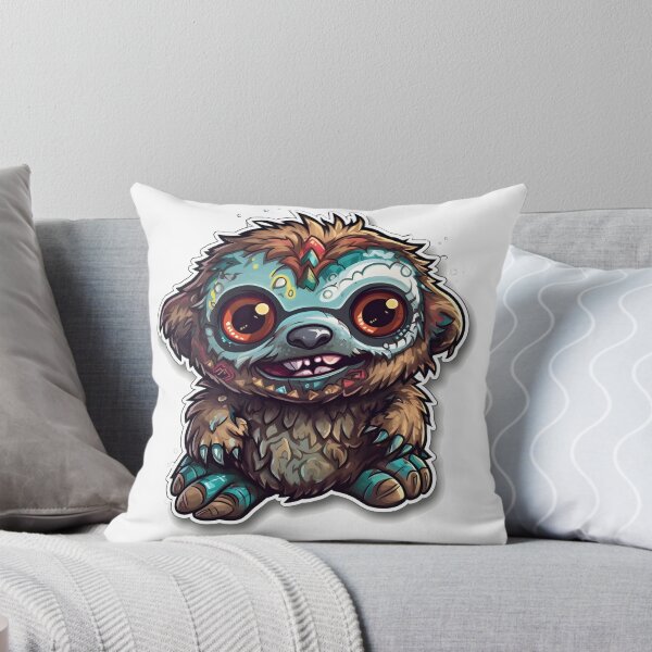 Artikelvorschau, Cute Sloth, dein neuer finsterer kawaii Faultierfreund! entworfen und verkauft von CragGrimVisions.