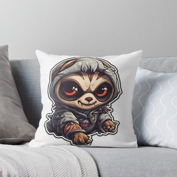 Artikelvorschau, Cute Sloth, dein neuer finsterer kawaii Faultierfreund! entworfen und verkauft von CragGrimVisions.
