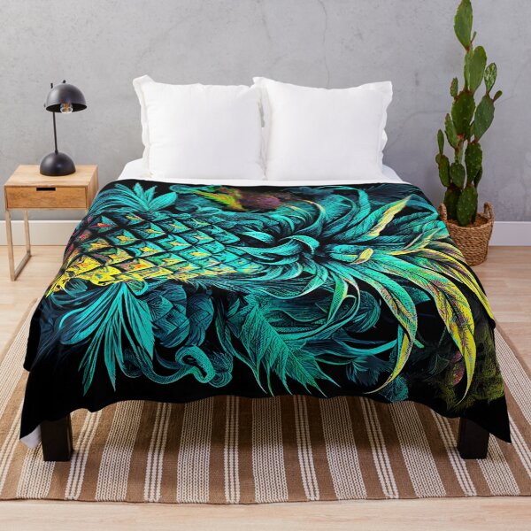 Item preview, Colorful Floral Pineapple designed and sold by MindWave THC.