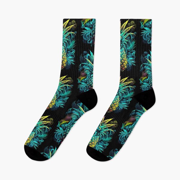 Artikelvorschau, Bunte Blumenananas entworfen und verkauft von MindWave THC.