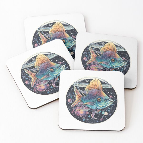 Item preview, Rainbow Angelfish In Space designed and sold by BeTheWorld.
