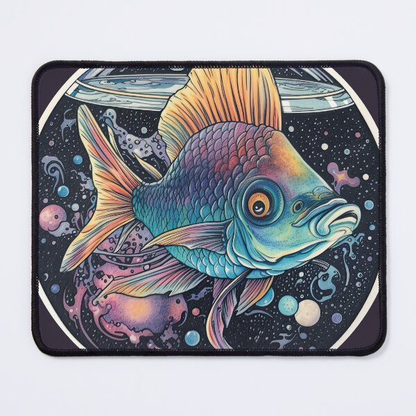 Item preview, Rainbow Angelfish In Space designed and sold by BeTheWorld.