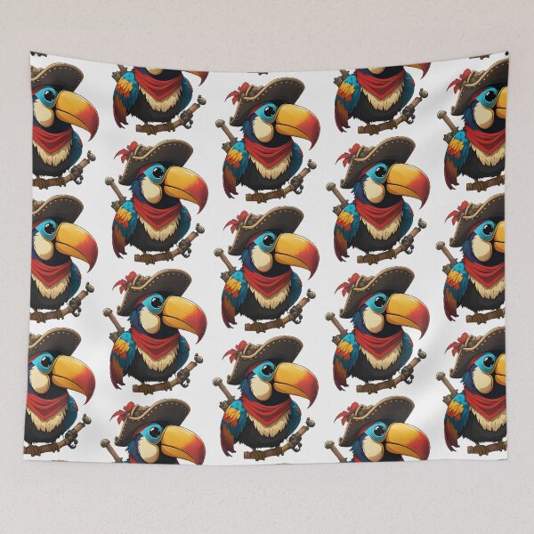 Aperçu de l'œuvre Pirate toucan #4 créée et vendue par Toucan-VooDoo.