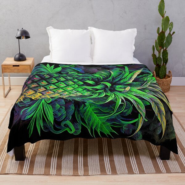 Item preview, Colorful Floral Pineapple designed and sold by MindWave THC.