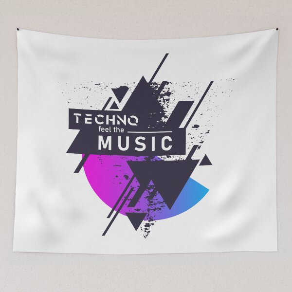 Item preview, Techno | Feel the Music designed and sold by InfiniteDemand.