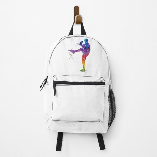 Item preview, Boy Baseball Pitcher Watercolor Softball Gift designed and sold by LotusGifts.