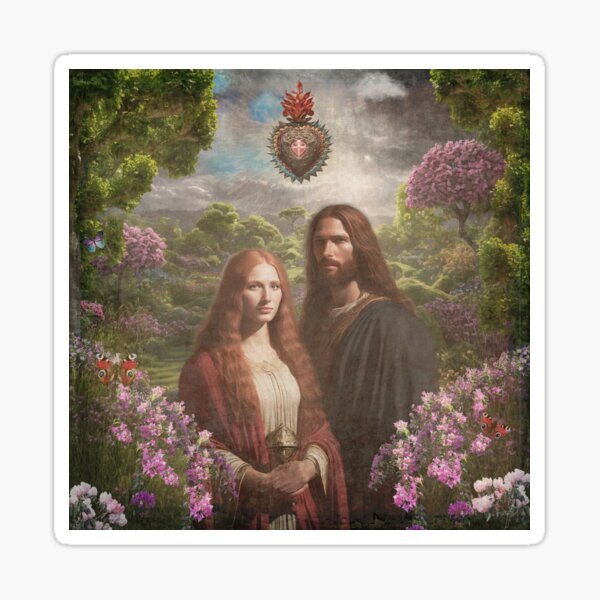 Miriam of Magdala & Yeshua Sticker