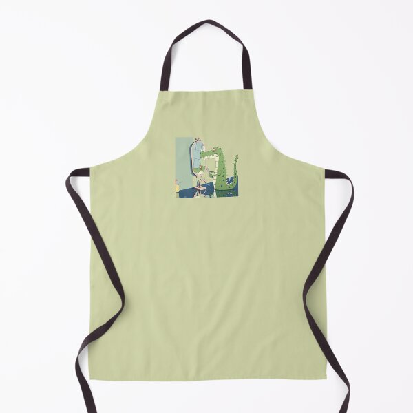 Item preview, Mirror-looking cartoon crocodile. designed and sold by SMALL BEAR ART.
