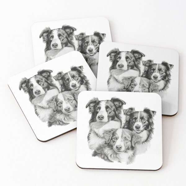Item preview, Border collie familly designed and sold by Krystian Zielinski.
