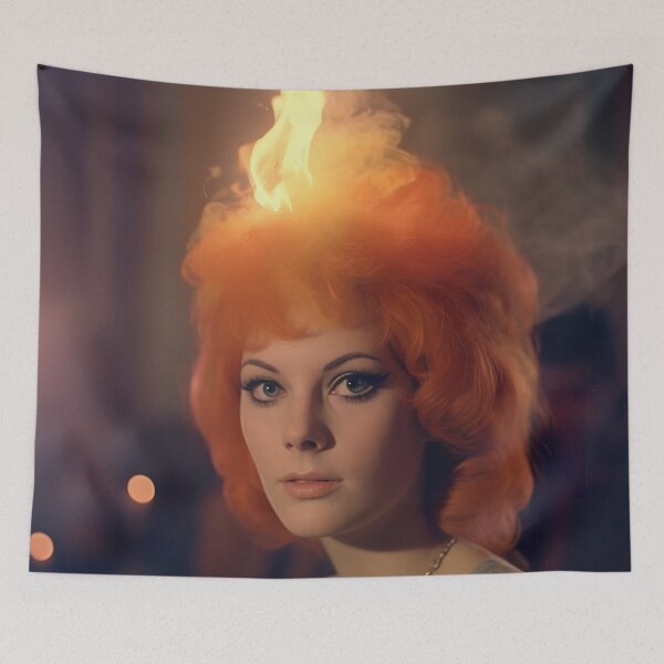 Item preview, Redhead Witch On Fire  designed and sold by FuturistMe.