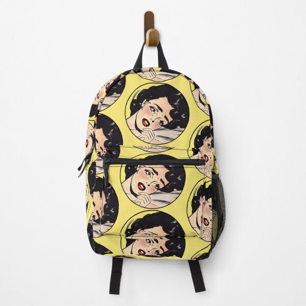 Item preview, Black Hair Crying Vintage Comic Woman Portrait designed and sold by MadfishDesigns.
