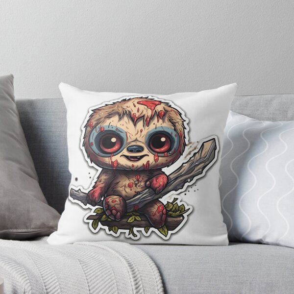 Artikelvorschau, Cute Sloth, dein neuer finsterer kawaii Faultierfreund! entworfen und verkauft von CragGrimVisions.