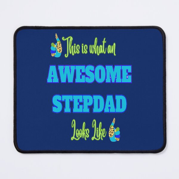 Item preview, This is what an Awesome Stepdad looks like, Best Buddy Dad, Best Mentor Dad, Super Stepdad Fathers Day designed and sold by Adri Barnard.