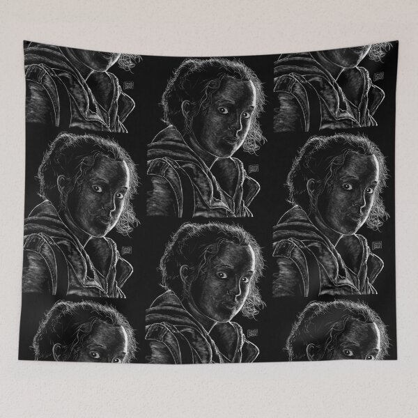 Item preview, Bella Ramsey chalk style - Ellie from TLOU designed and sold by monkycl.