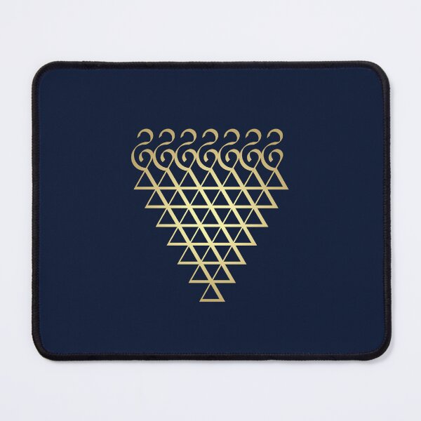 Item preview, Indian Symbol of Knowledge and Wisdom 7 Strokes Rendered in Golden Color designed and sold by Wiggly Lines.