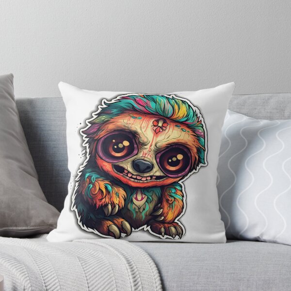 Artikelvorschau, Cute Sloth, dein neuer finsterer kawaii Faultierfreund! entworfen und verkauft von CragGrimVisions.