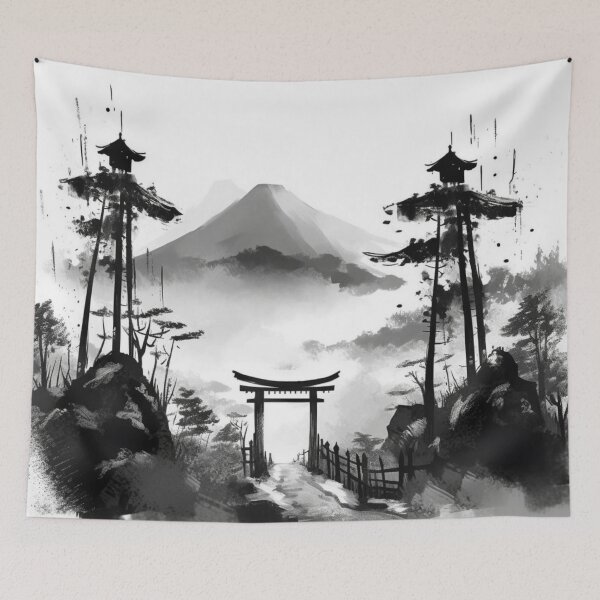 Item preview, Torii on Fuji designed and sold by cryptofred.