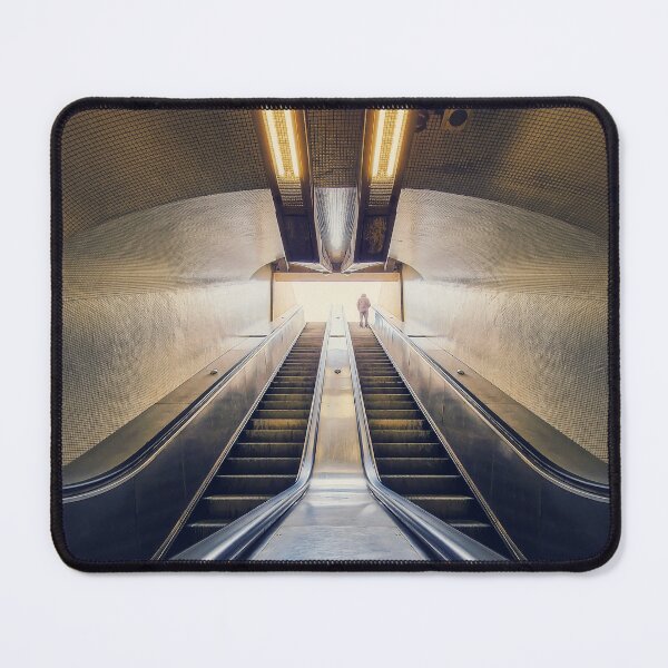 Item preview, climbing a subway escalator designed and sold by psychoshadow.