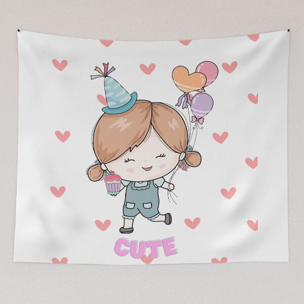 Item preview, Cute girl designed and sold by desssigner.