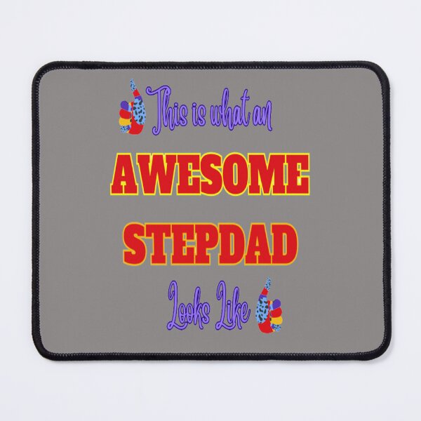 Item preview, This is what an Awesome Stepdad looks like 3, Best Buddy Dad, Best Mentor Dad, Super Stepdad Fathers Day designed and sold by Adri Barnard.