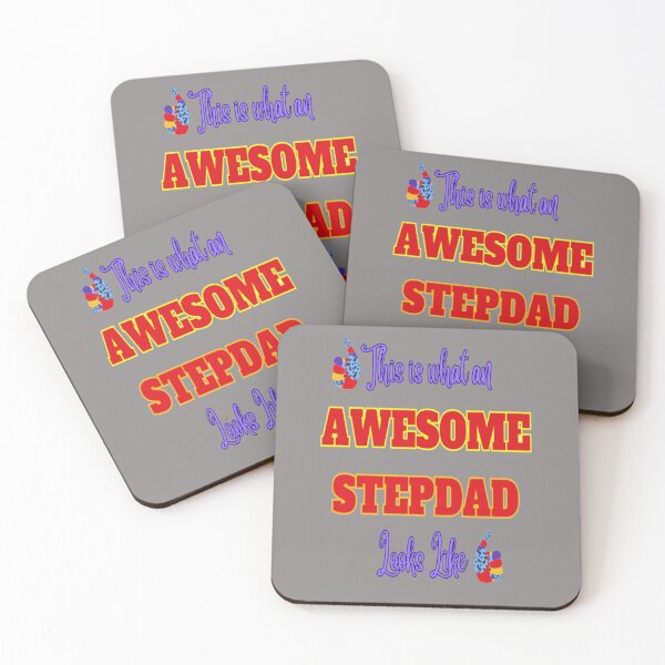 Item preview, This is what an Awesome Stepdad looks like 3, Best Buddy Dad, Best Mentor Dad, Super Stepdad Fathers Day designed and sold by Adri Barnard.