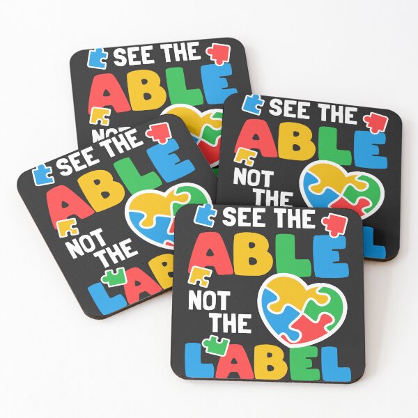 Item preview, See the Able Not the Label Autism Awareness Different Minds designed and sold by MeowsAndMakes.