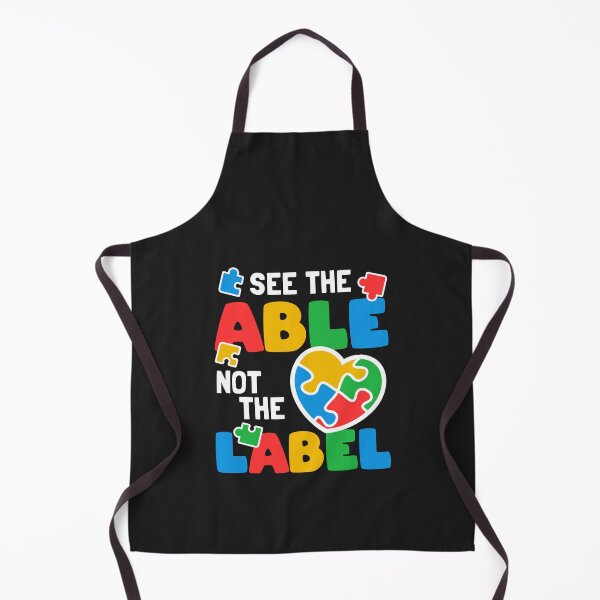 Item preview, See the Able Not the Label Autism Awareness Different Minds designed and sold by MeowsAndMakes.