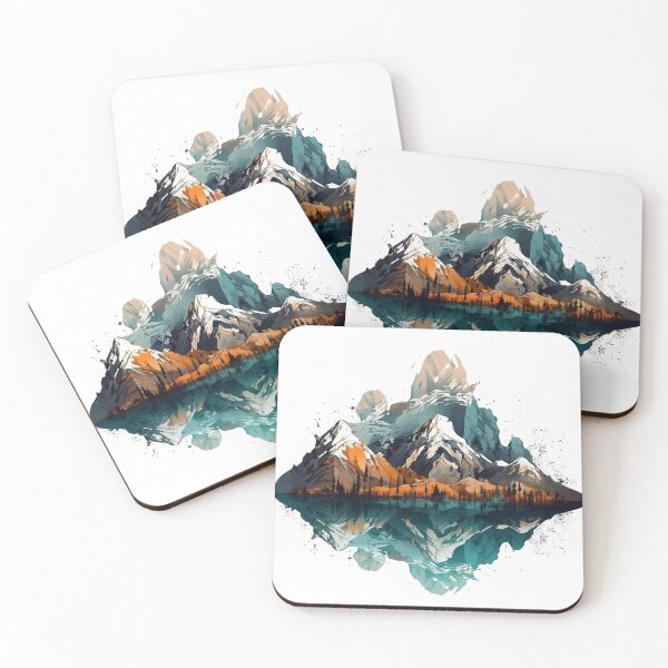 Item preview, Painting,Mountains Abstract designed and sold by LJaco.