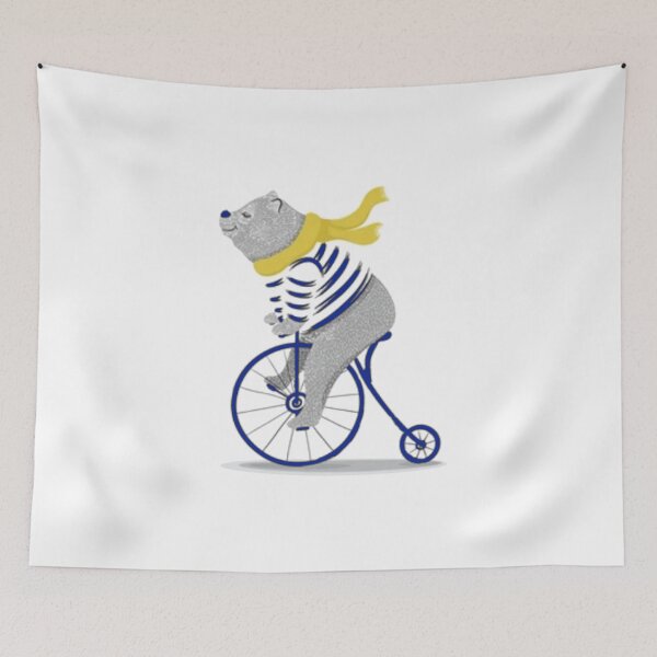 Item preview, Bear on a Cycle designed and sold by Gentle40Winks.